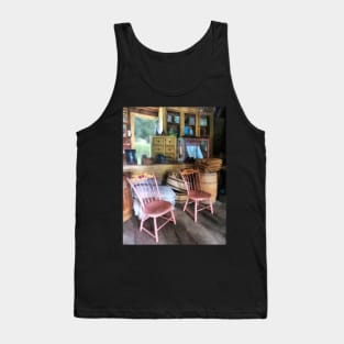 Two Pink Chairs in General Store Tank Top